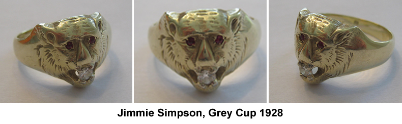 1928 Grey Cup Ring